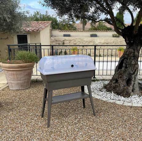 Mv Industries - Jardinière Calipso combi 40 litres, Couleur Gris/Gris Souris - Imagen 8