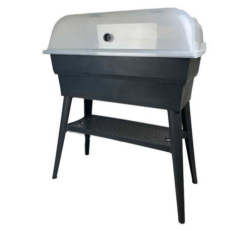 Mv Industries - Jardinière Calipso combi 40 litres, Couleur Gris/Gris Souris - Imagen 1