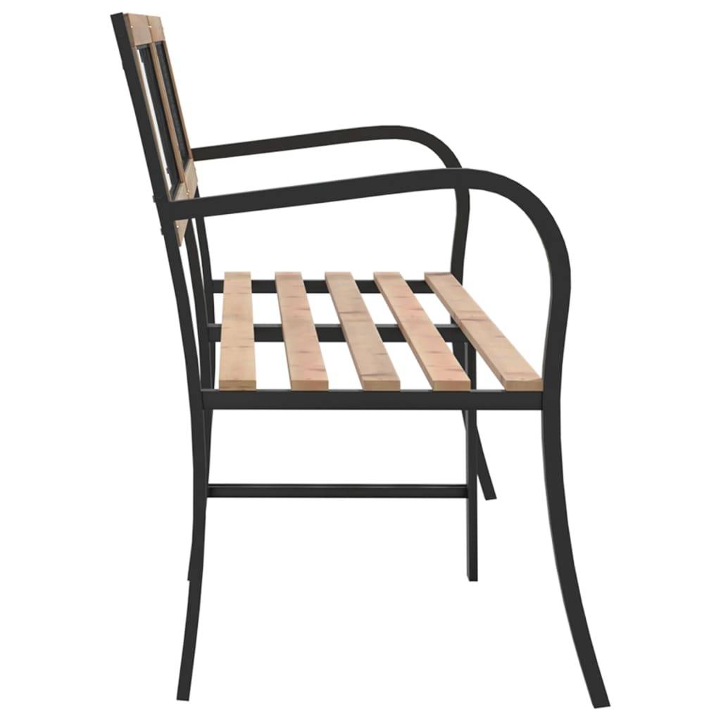 Helloshop26 - Banc de jardin meuble de patio d'extérieur terrasse double de jardin 238 cm bois de pin chinois - Imagen 3