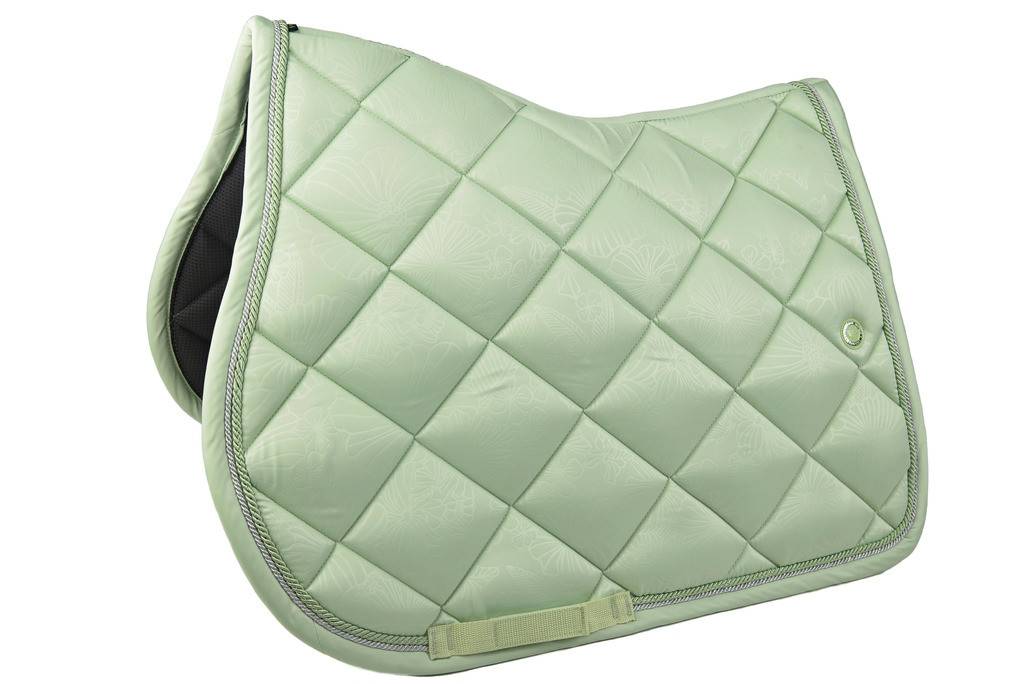 Tapis Equitation Lami-Cell - FLORAL vert menthe - Imagen 1