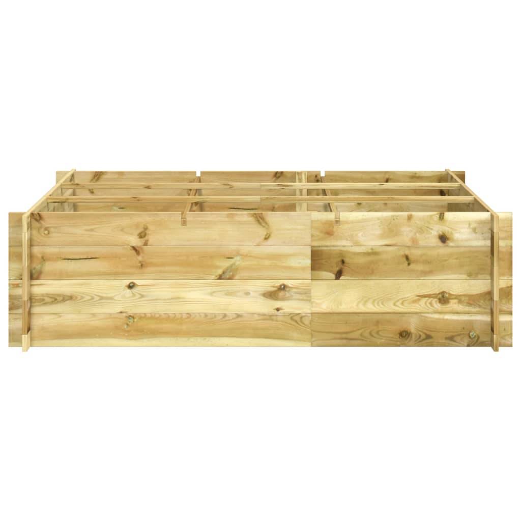 Vidaxl - Lit surélevé 150x100x40 cm bois imprégné vidaXL 41915 - Imagen 5