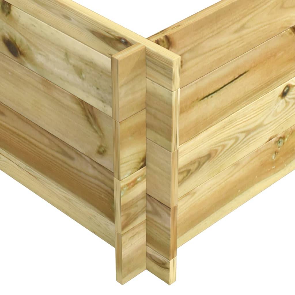 Vidaxl - Lit surélevé 150x100x40 cm bois imprégné vidaXL 41915 - Imagen 4