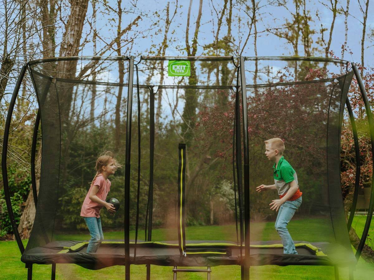 Exit Toys - Trampoline Silhouette rectangulaire 244 x 366 cm Noir - Exit Toys - Image 2