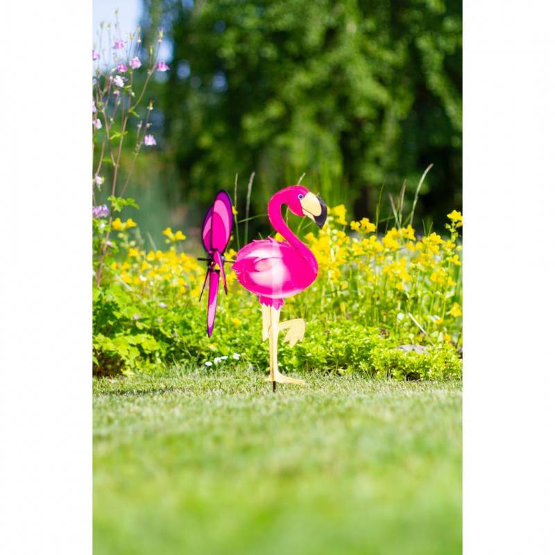 Girouette à planter -  HQ-  flamant rose - Image 4