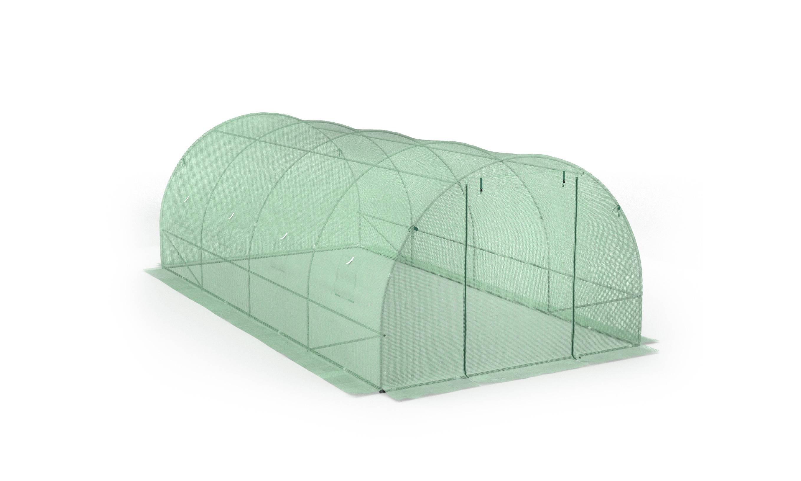 Terre Jardin - Serre tunnel de jardin - 18 M² en polyéthylène Renforcée - TERRE JARDIN - Image 6