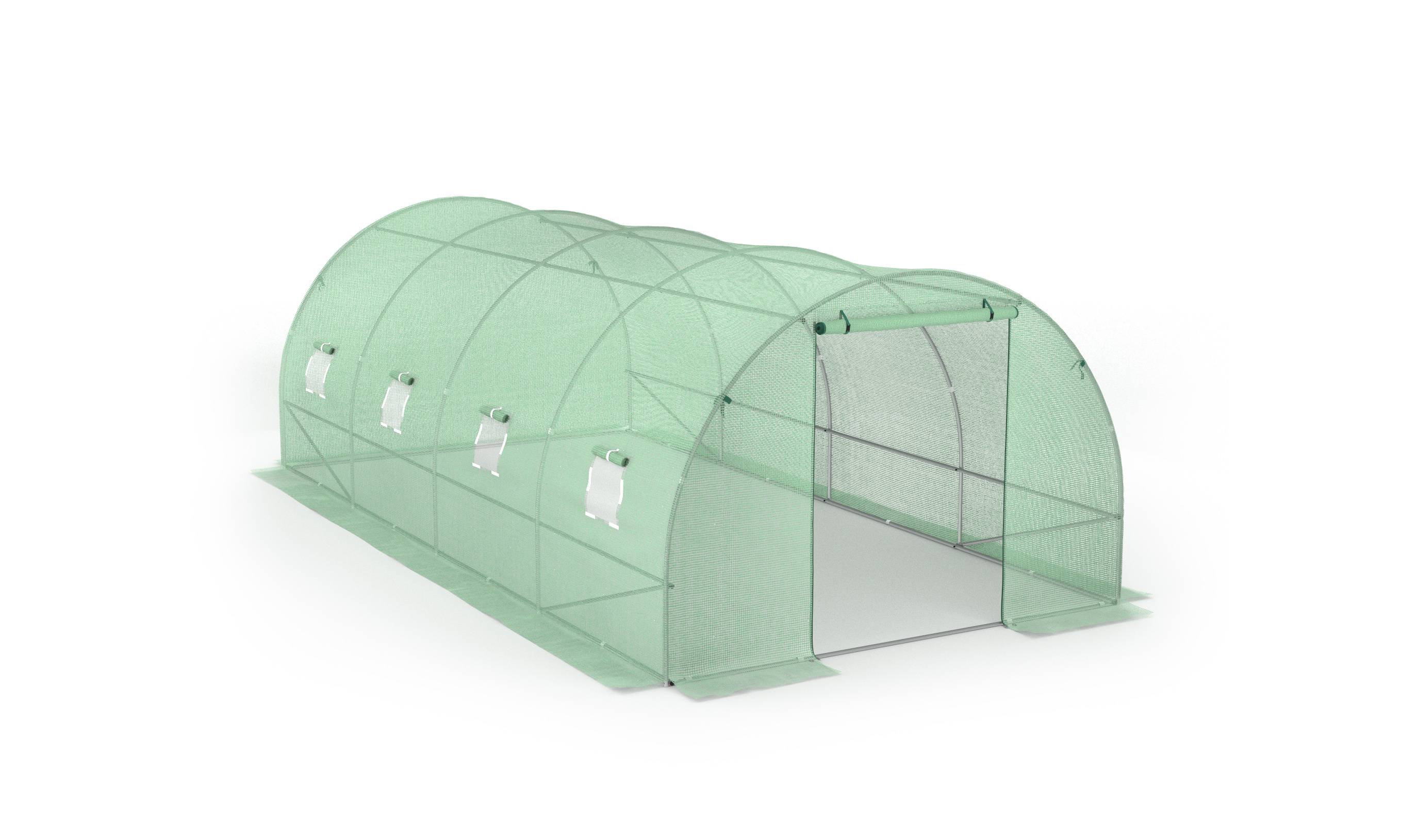 Terre Jardin - Serre tunnel de jardin - 18 M² en polyéthylène Renforcée - TERRE JARDIN - Image 1