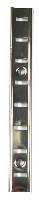 Crémaillère MONIN SAS - Acier nickelé - Larg.16 mm - Barre de 2 mL - 270700 - Image 2