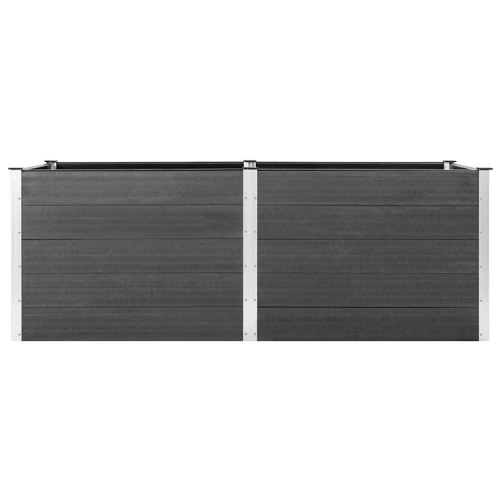 Très haut potager surélevé WPC et acier Gris 250x100x91 cm – ComfortXL Outdoor Living - Image 4