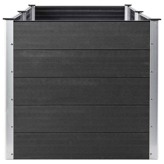 Très haut potager surélevé WPC et acier Gris 250x100x91 cm – ComfortXL Outdoor Living - Image 5