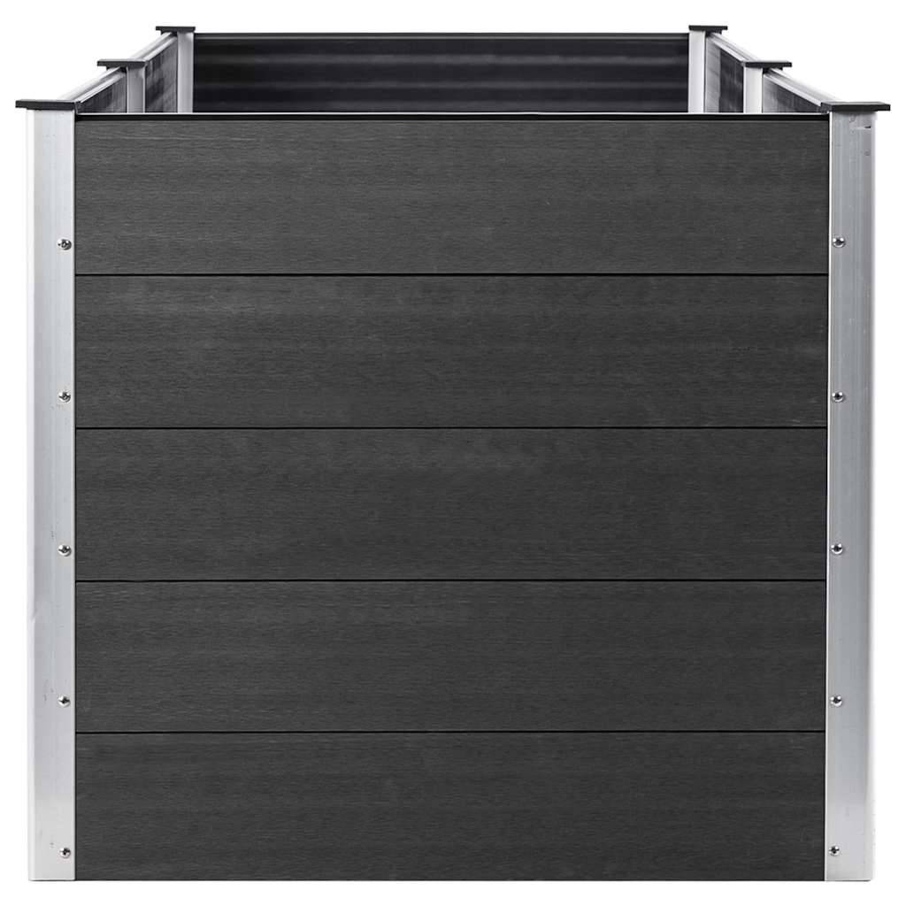 Très haut potager surélevé WPC et acier Gris 250x100x91 cm – ComfortXL Outdoor Living - Image 5