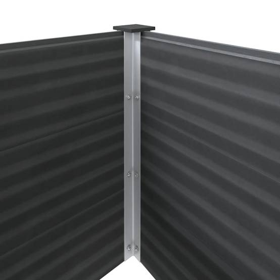 Très haut potager surélevé WPC et acier Gris 250x100x91 cm – ComfortXL Outdoor Living - Image 6