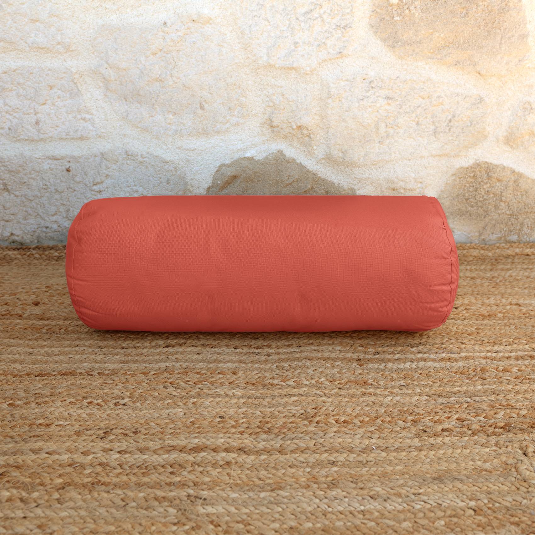 Home Maison - Traversin extérieur imperméable et déhoussable MINORQUE - HOME MAISON - Polyester - Terracotta - Image 2