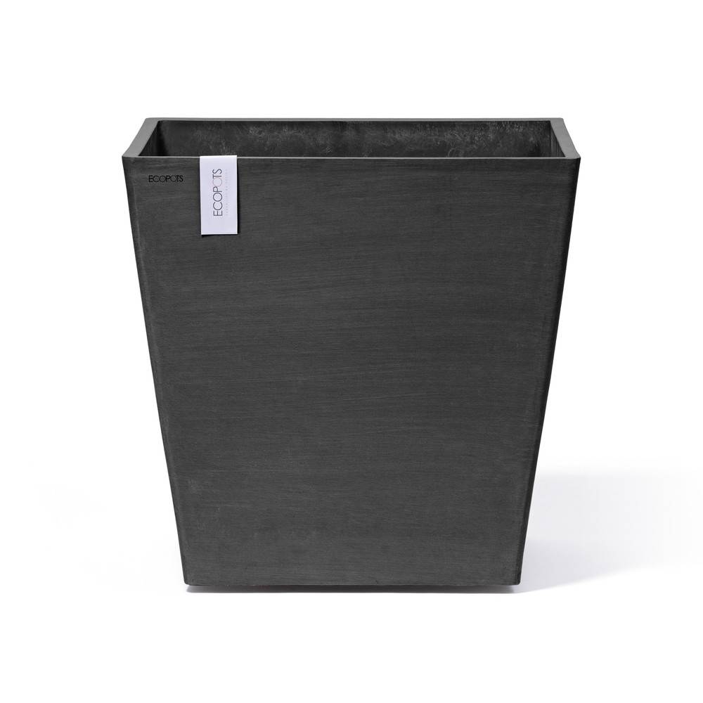 Ecopots - Grand pot sur roues Rotterdam 50 Gris Foncé - 50 x 50 x H. 49,2 cm - 76,3 L ECOPOTS - Imagen 3