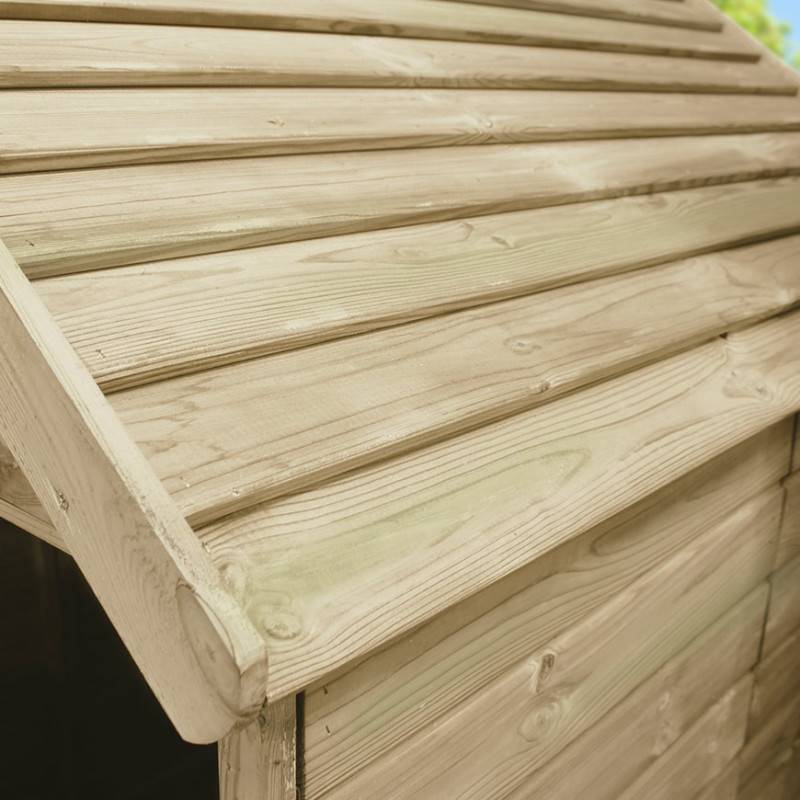 Soulet - Cabane en bois traité avec terrasse et banc HEIDI - Imagen 6