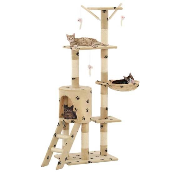 Arbre à chat Nohr Beige 49 X 35 cm - P87209B - Image 1