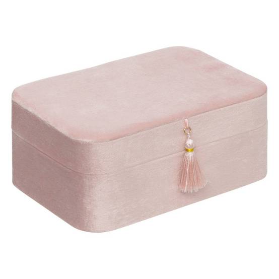 Boîte à bijoux en velours rose ATMOSPHERA CREATEUR D'INTERIEUR - Image 2
