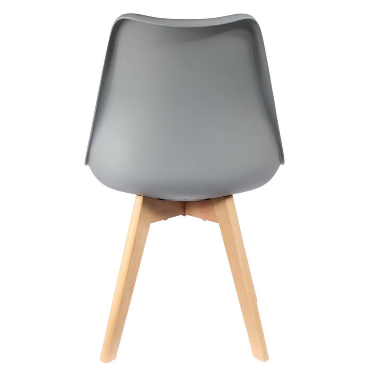 ALTOBUY - Lot de 4 Chaises Scandinaves Grises - MEDALINE - Image 6