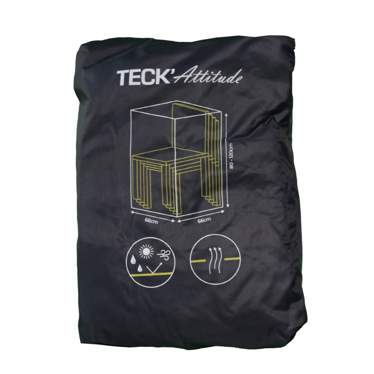 Housse pour 4 chaises de jardin empilées - TECK'Attitude - Image 1