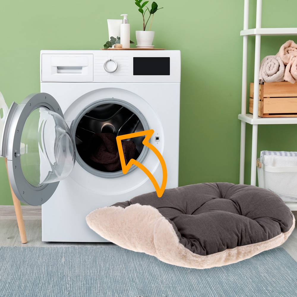 Ferplast - FERPLAST Panier Chien Chat - Coussin pour Chien Chat - Lavable en Machine - Tapis Chien Chat pour Niches et Voitures - Lit pour Chien Chat  - Relax, - Imagen 9