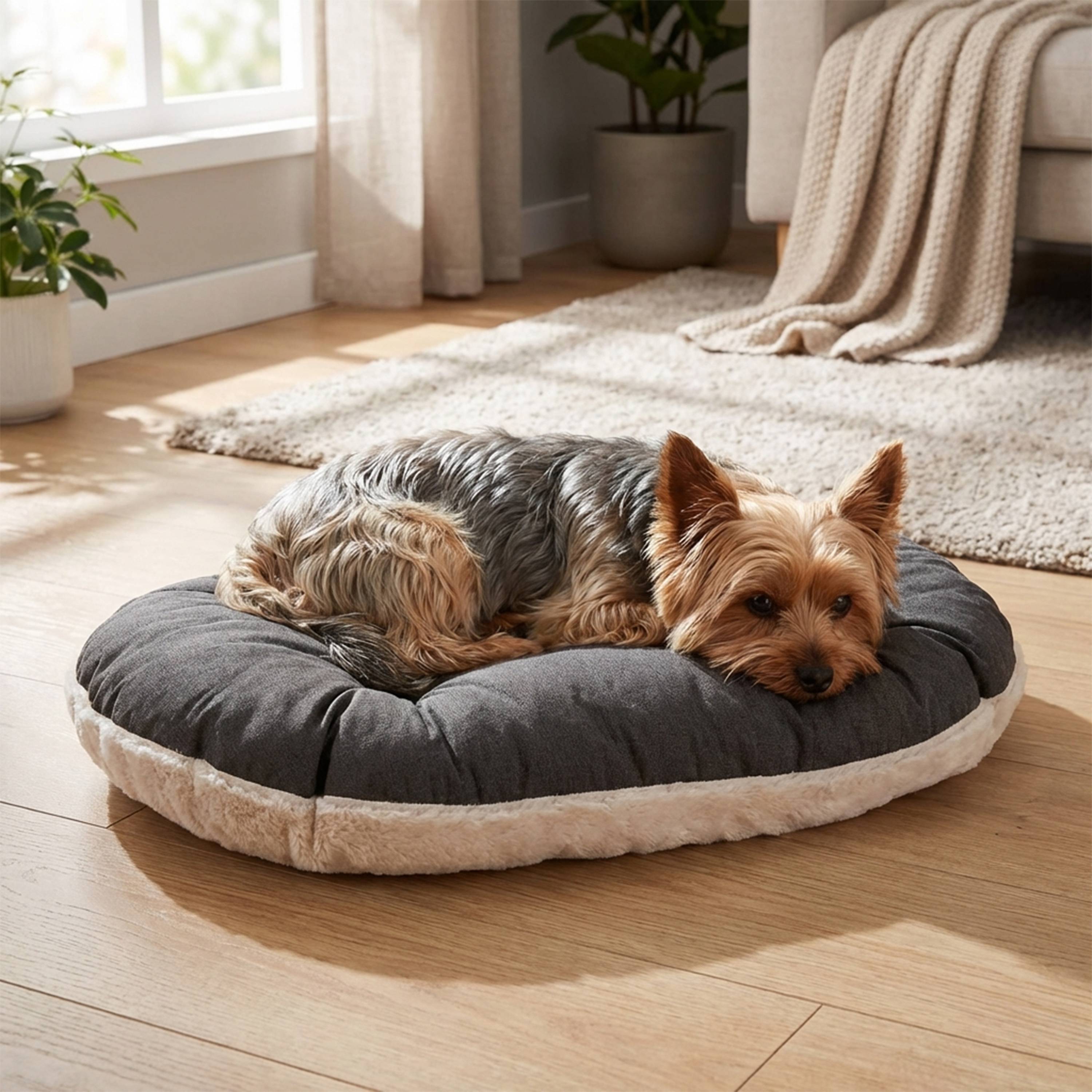 Ferplast - FERPLAST Panier Chien Chat - Coussin pour Chien Chat - Lavable en Machine - Tapis Chien Chat pour Niches et Voitures - Lit pour Chien Chat  - Relax, - Imagen 4