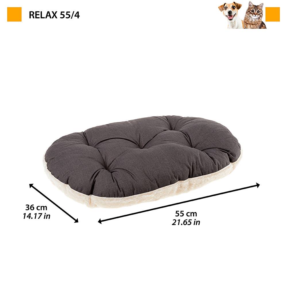 Ferplast - FERPLAST Panier Chien Chat - Coussin pour Chien Chat - Lavable en Machine - Tapis Chien Chat pour Niches et Voitures - Lit pour Chien Chat  - Relax, - Imagen 2