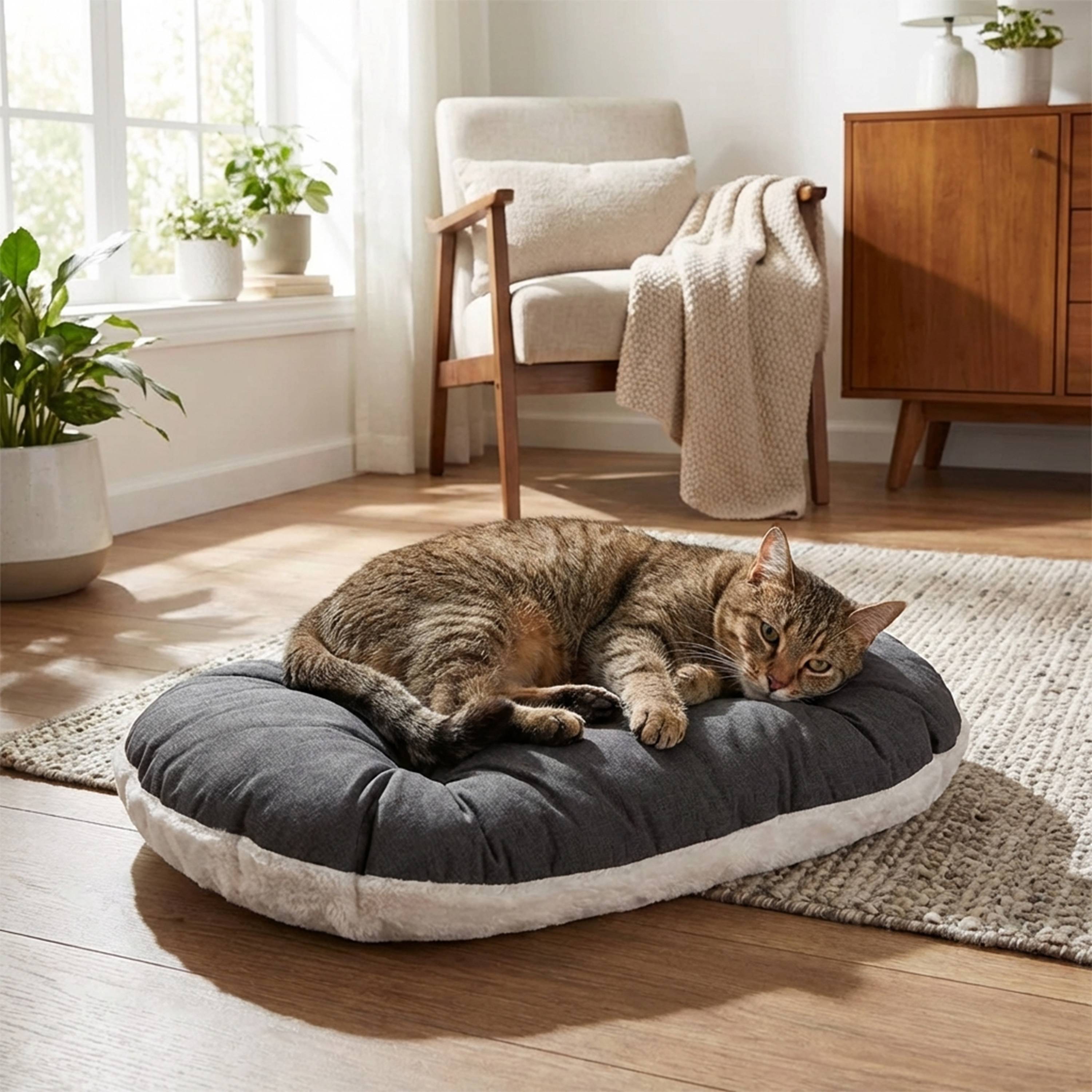 Ferplast - FERPLAST Panier Chien Chat - Coussin pour Chien Chat - Lavable en Machine - Tapis Chien Chat pour Niches et Voitures - Lit pour Chien Chat  - Relax, - Imagen 5
