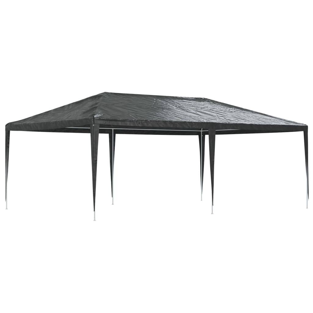 Tente de réception - Tonnelle de jardin - Barnum professionnelle 4x6 m Anthracite 90 g/m² - MEUBLE PRO - Image 1