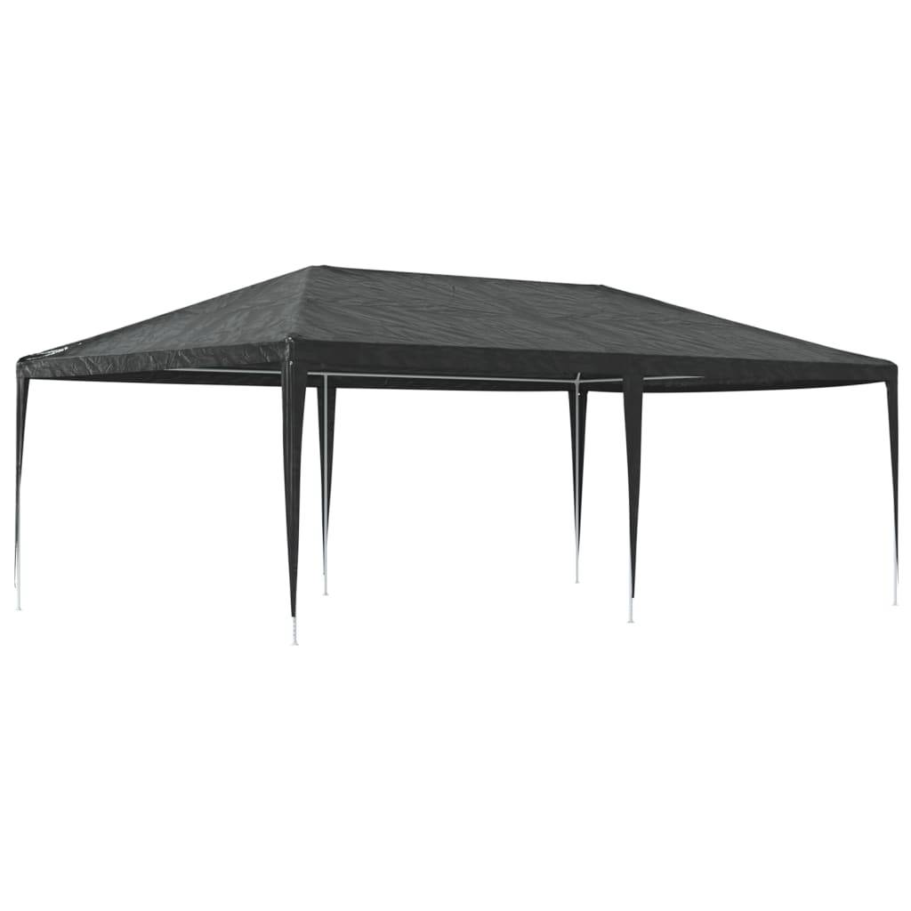 Tente de réception - Tonnelle de jardin - Barnum professionnelle 4x6 m Anthracite 90 g/m² - MEUBLE PRO - Image 5