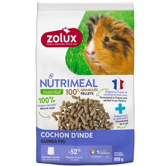 Zolux - Aliment Granulés pour cochon d'Inde Nutrimeal sachet de 850 g - Image 2