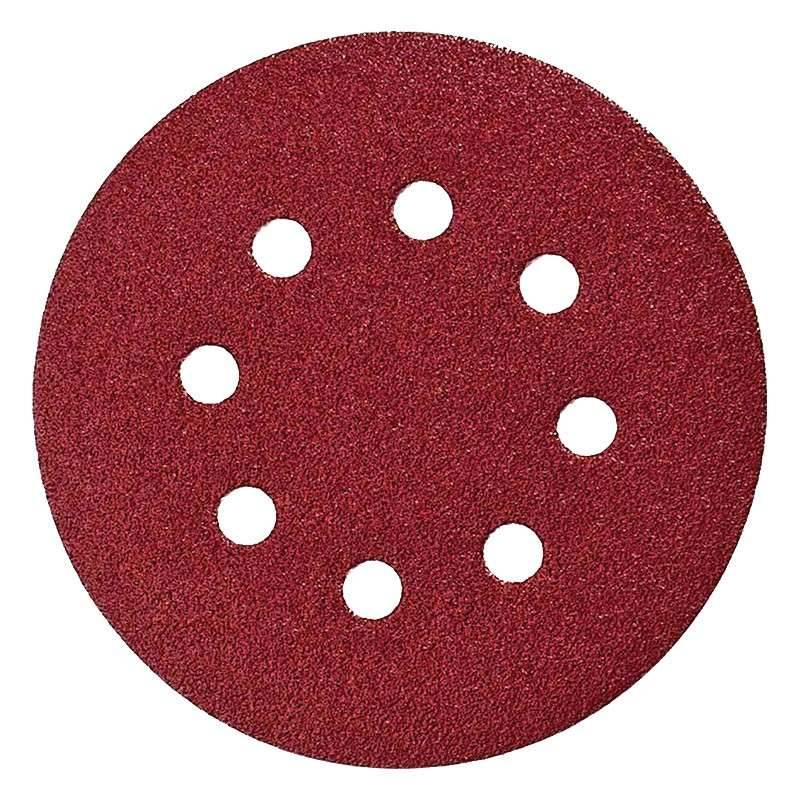 Makita - 10 disques abrasifs MAKITA Ø 125 mm Red Auto-agrippant avec 8 trous - taille  - MAKITA ACCESSOIRES
