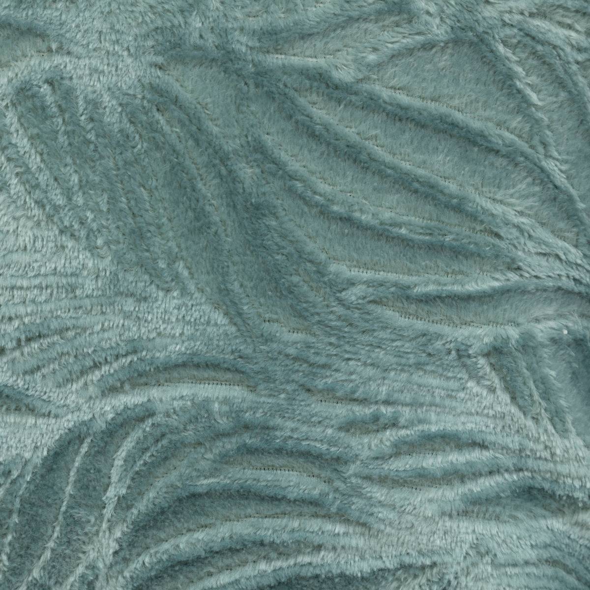 Atmosphera - Coussin flanelle Ryo bleu clair 40x40cm - Atmosphera Créateur d'intérieur - Imagen 4