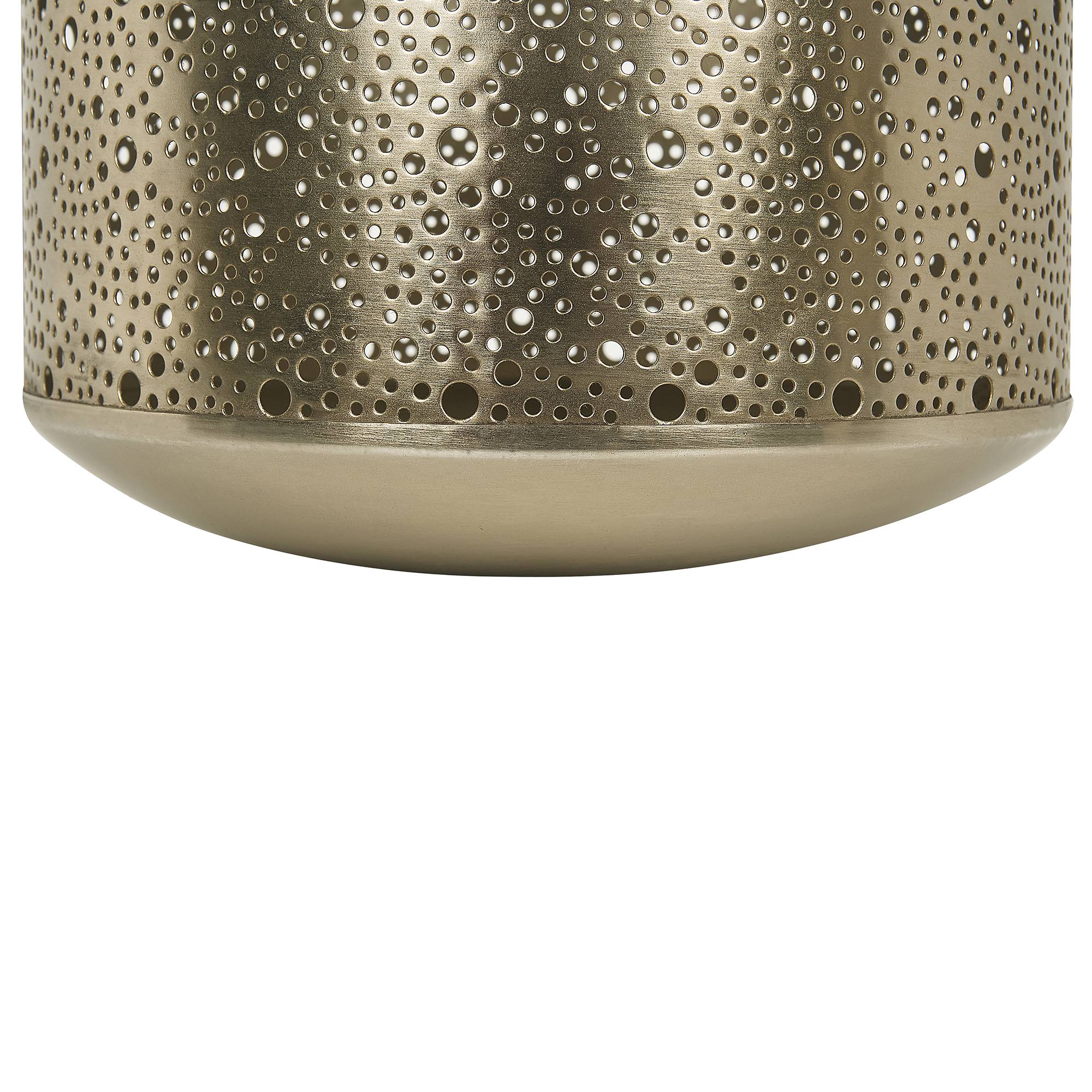 Beliani - Lanterne Métal Doré CORFU - 26x26x22- Beliani - Image 5