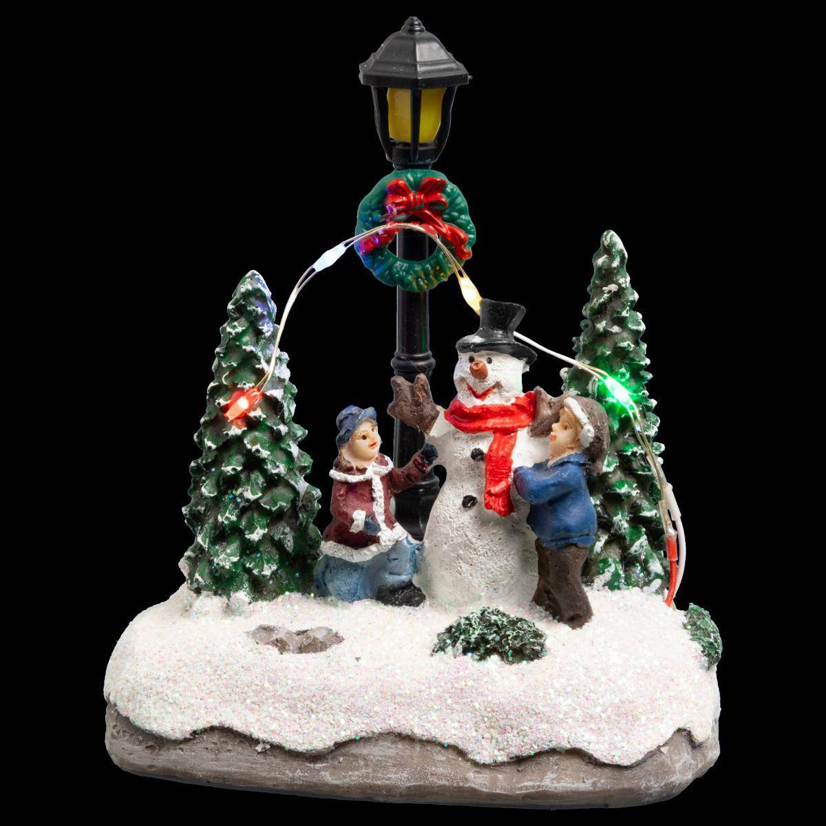 Feeric Christmas - Sujet lumineux sapin bonhomme de neige 3 - 4 LED assorti - Feeric Lights & Christmas - Imagen 1