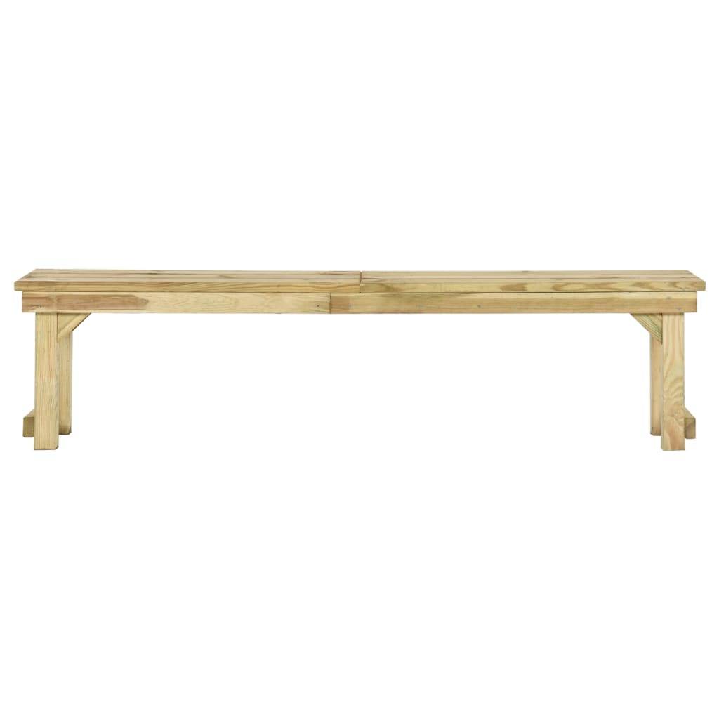 Helloshop26 - Banc de jardin meuble de patio d'extérieur terrasse 180 x 38 x 45 cm bois de pin imprégné - Imagen 2
