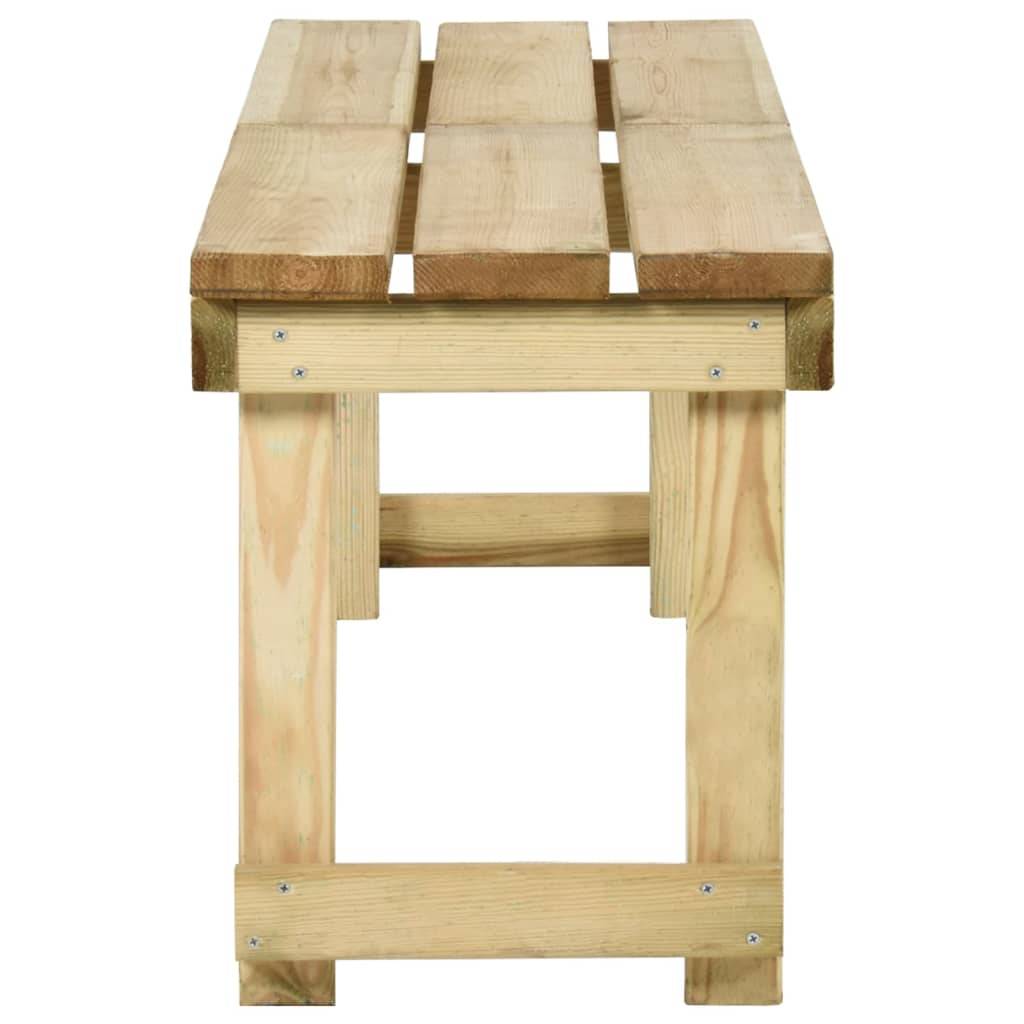 Helloshop26 - Banc de jardin meuble de patio d'extérieur terrasse 180 x 38 x 45 cm bois de pin imprégné - Imagen 3