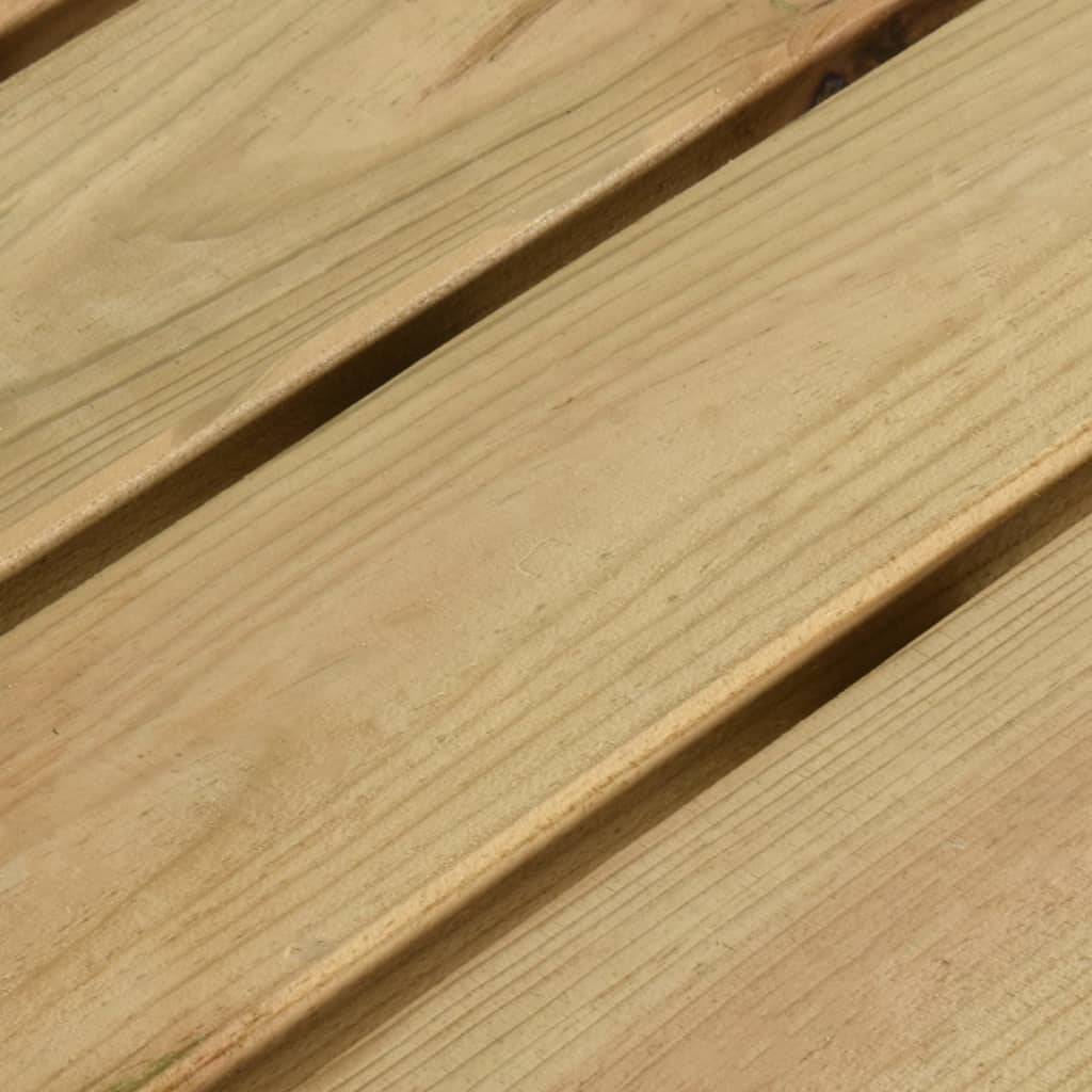 Helloshop26 - Banc de jardin meuble de patio d'extérieur terrasse 180 x 38 x 45 cm bois de pin imprégné - Imagen 5