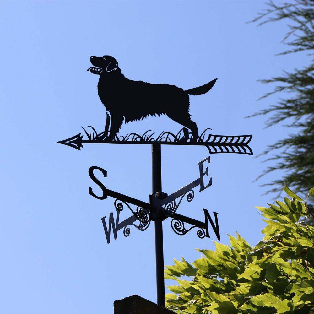 Primus - Girouette en acier noir silhouette Golden Retriever Primus - Imagen 2