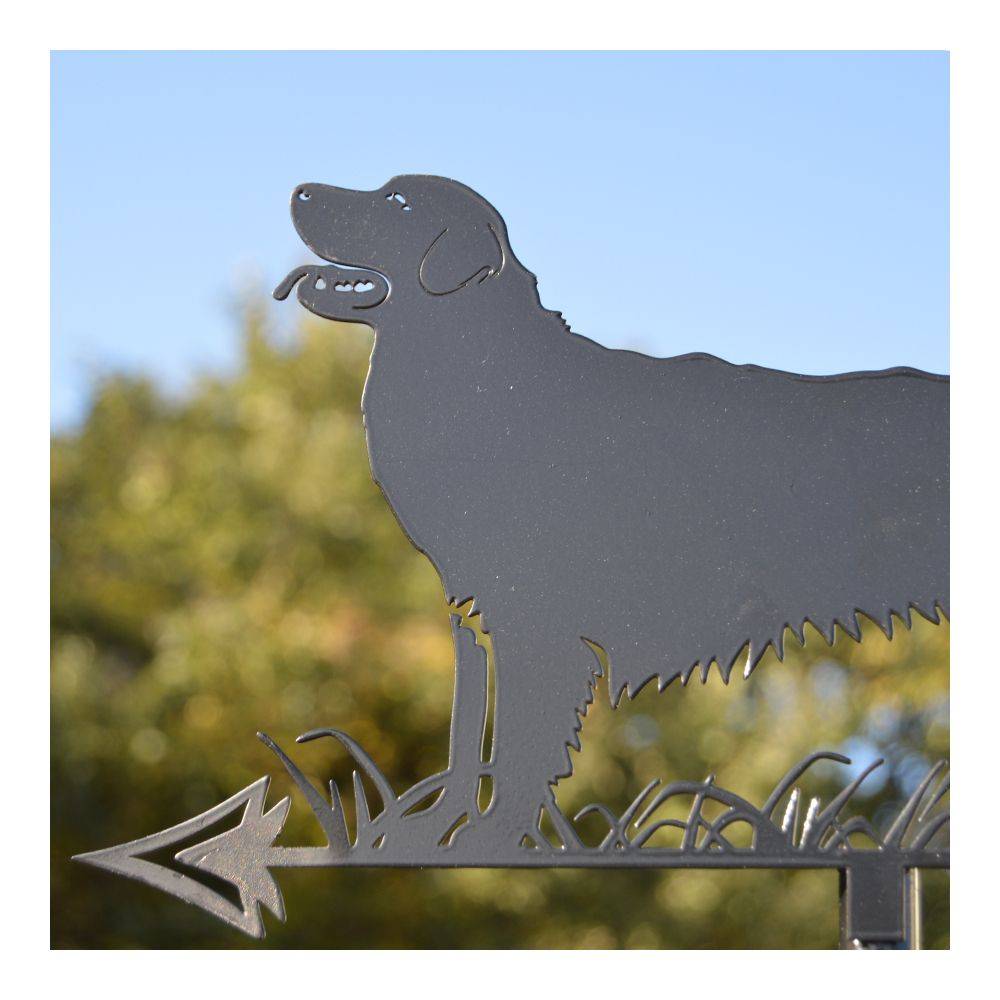 Primus - Girouette en acier noir silhouette Golden Retriever Primus - Imagen 4