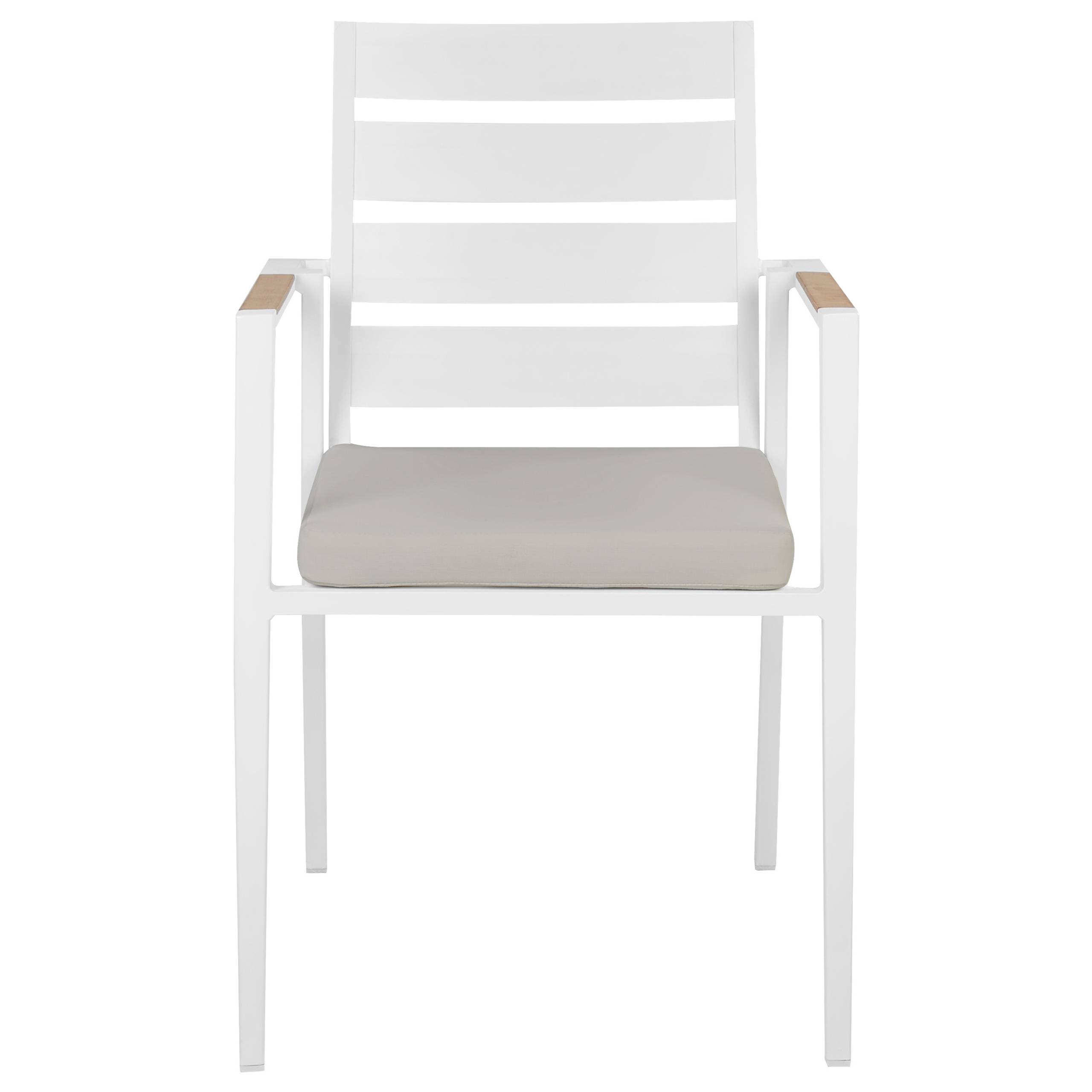 Beliani - Set de salle à manger, 4 Personnes Aluminium Gris MALETTO/TAVIANO - Beliani - Imagen 8