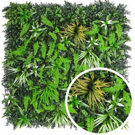 James Grass - France Green - Mur végétal artificiel savane 1m x 1m, Long 23 m - Imagen 3