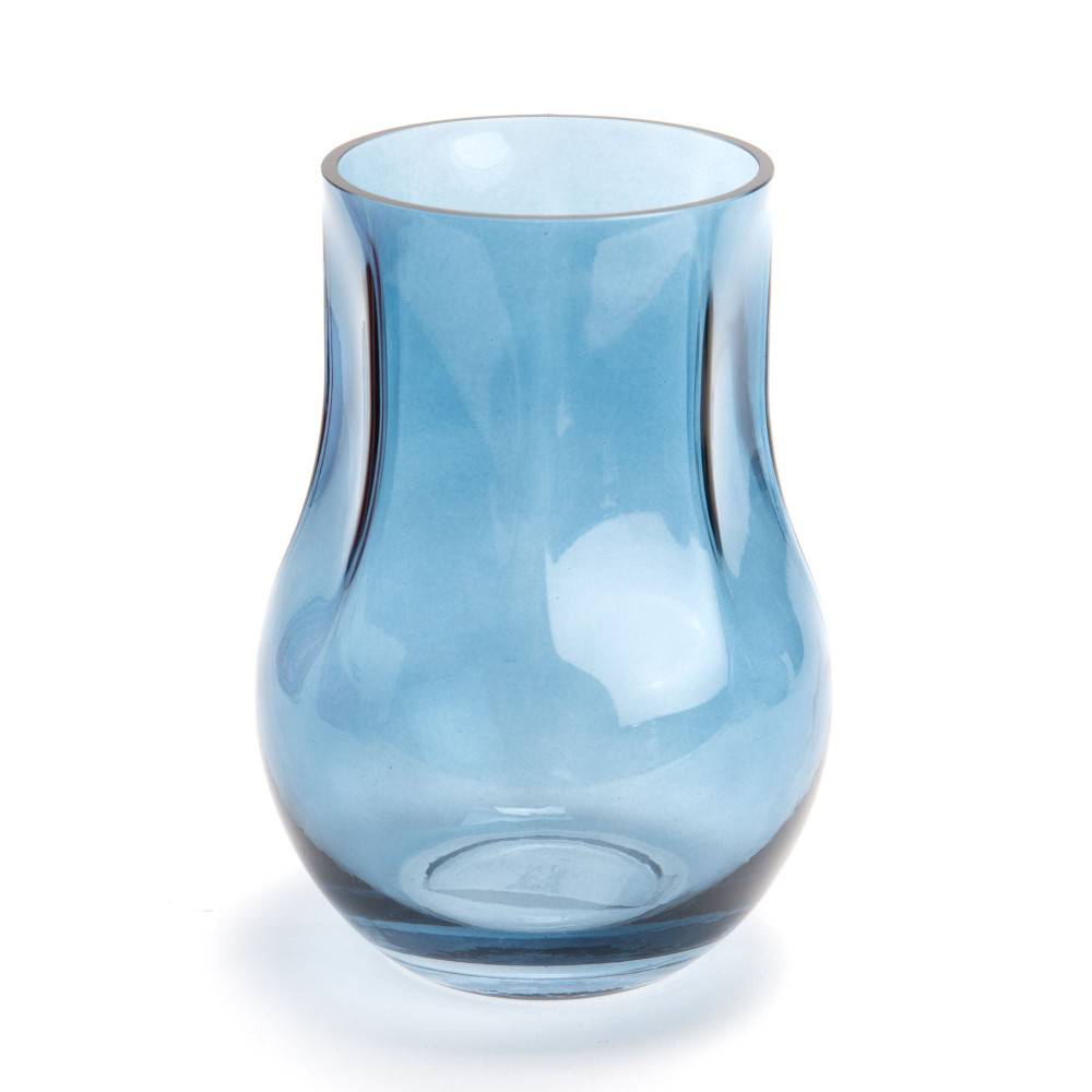Amadeus - Vase Belly bleu 16 cm