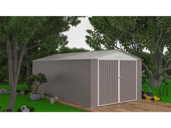 Habitat Et Jardin - Garage Métal "nevada" Avec Porte Battante - 18,56 M² -habitat Et Jardin - Image 2