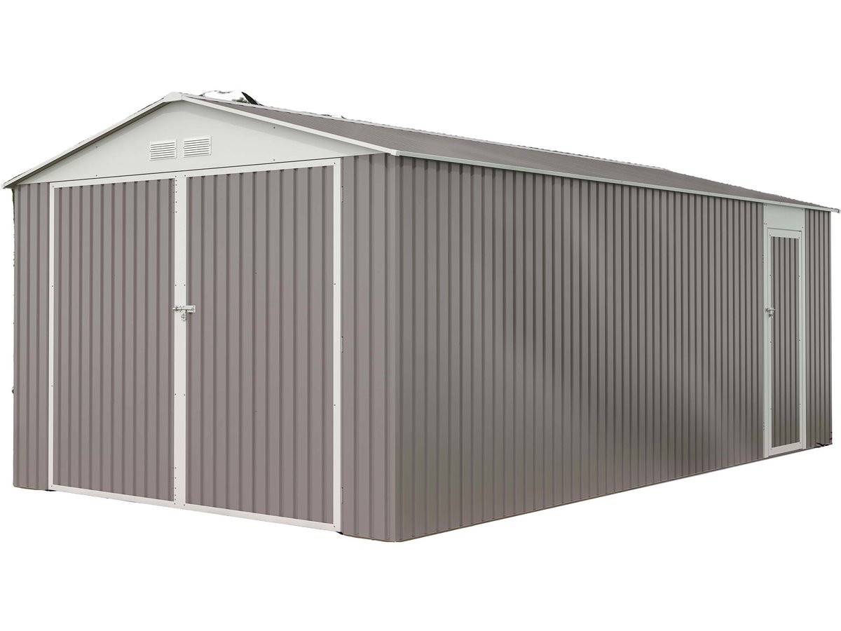 Habitat Et Jardin - Garage Métal "nevada" Avec Porte Battante - 18,56 M² -habitat Et Jardin - Image 1