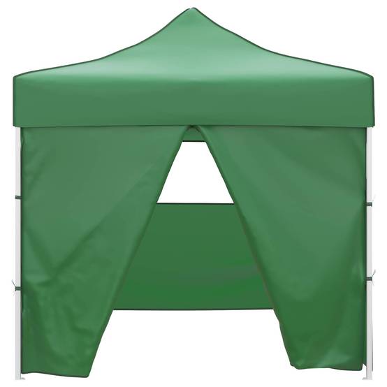 ComfortXL - Tente de réception tissu Oxford jardin terrasse abri pliable protection UV 291x291cm vert - Image 3