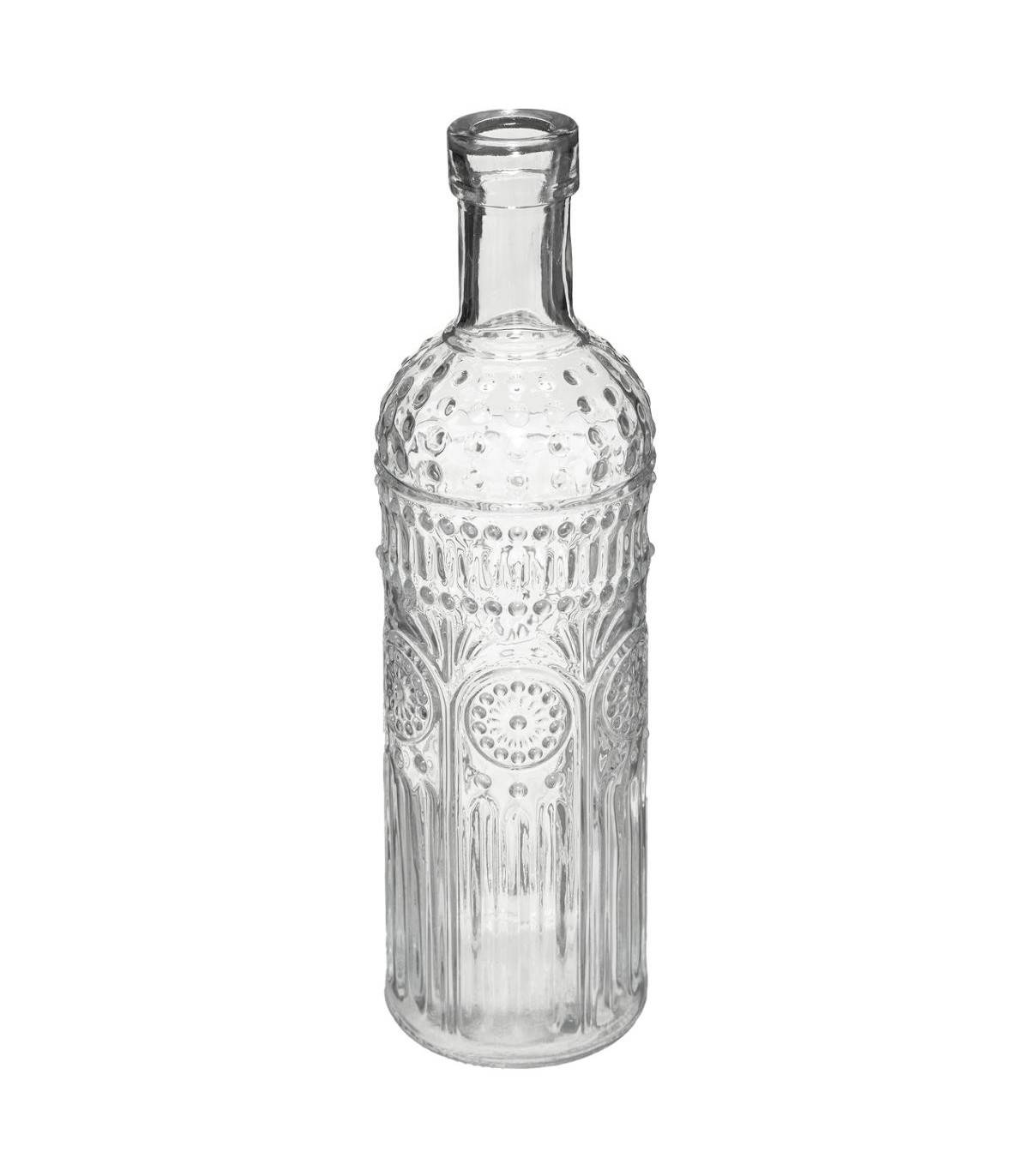 Lot de 3 Vases Bouteille en Verre coloré H 24,5 cm - Imagen 2