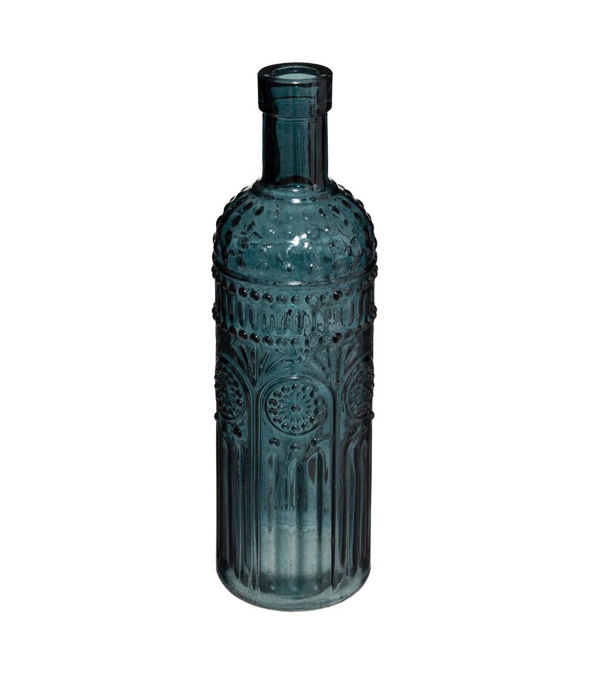 Lot de 3 Vases Bouteille en Verre coloré H 24,5 cm - Imagen 4