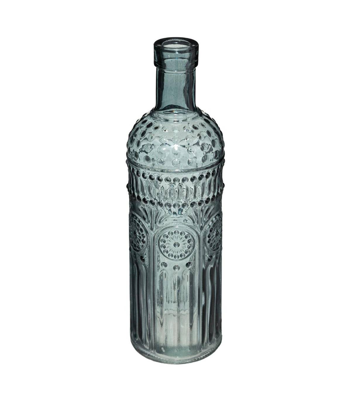 Lot de 3 Vases Bouteille en Verre coloré H 24,5 cm - Imagen 3