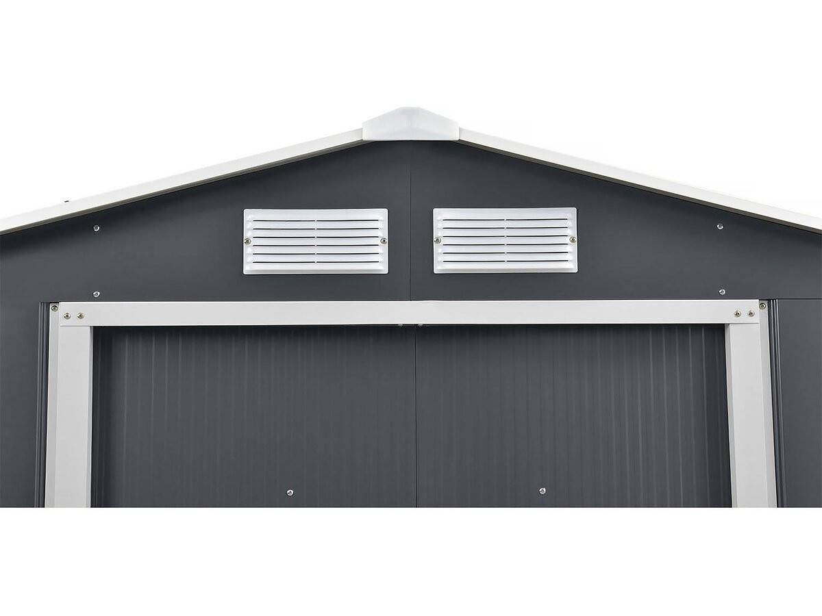Habitat Et Jardin - Abri De Jardin Métal - "vegas" - 7,06 M² Avec Gouttière - Gris -habitat Et Jardin - Imagen 5