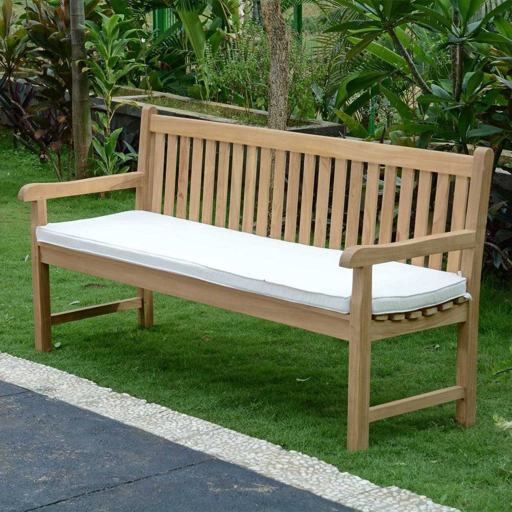Teck'Attitude - Coussin crème pour banc 180 cm - TECK'Attitude - Imagen 4
