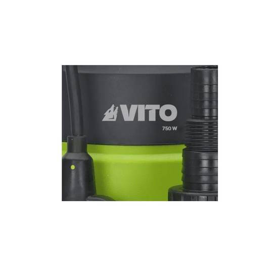 Pompe de relevage Eaux usées 750W Câble 10m Égouts, Caves innondées, eaux sanitaires VITO - Image 2